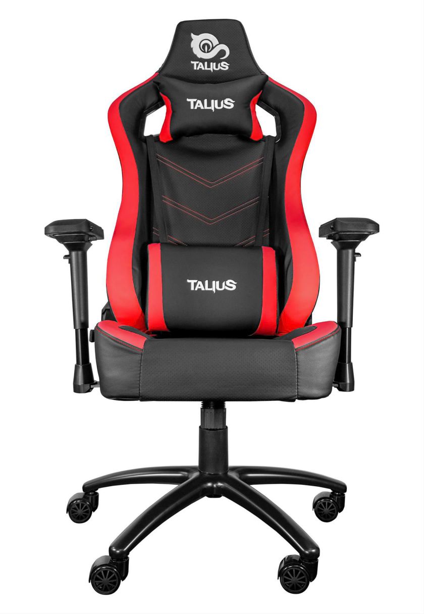 Silla Gamer Talius Vulture Negra Roja Butterfly 4d Base Metal Ruedas Nylon